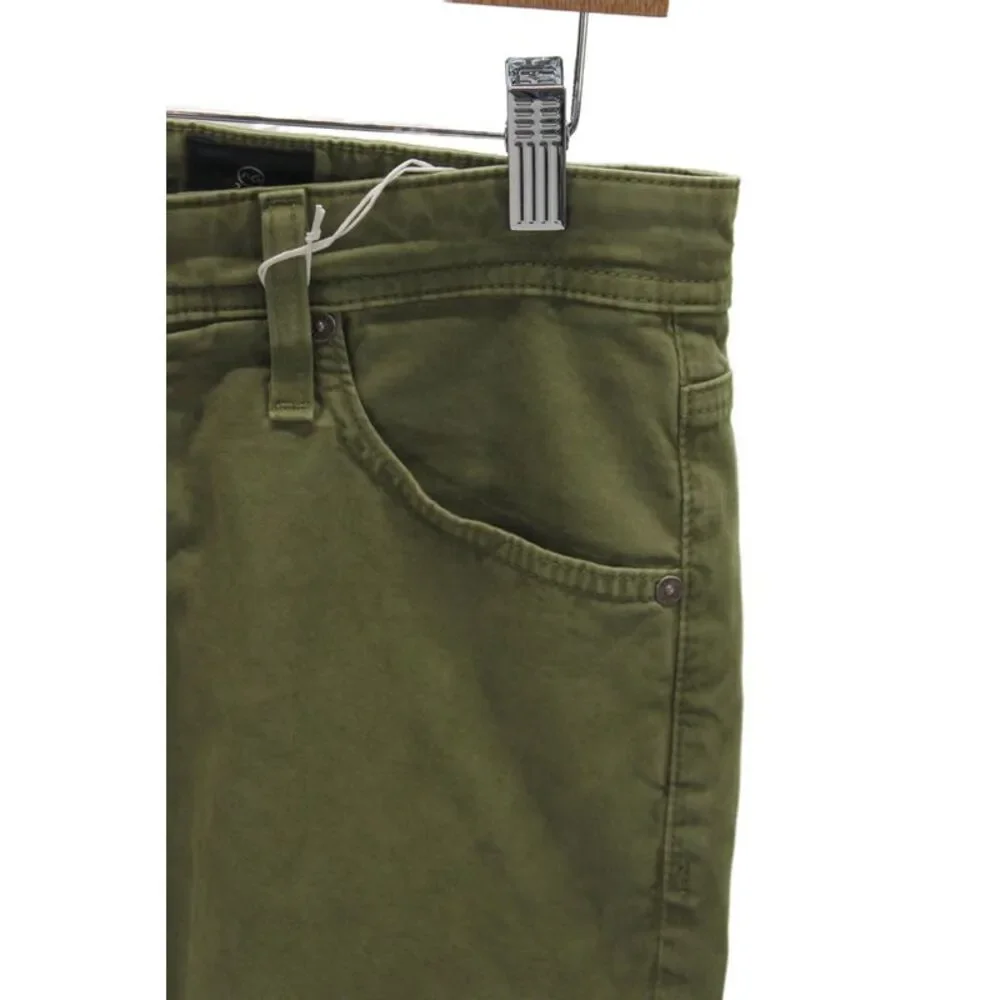 AG Adriano Goldschmied Mens Chinos Green Size 32